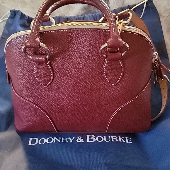 Dooney & Bourke Lucca Leather Satchel - Picture 2 of 13